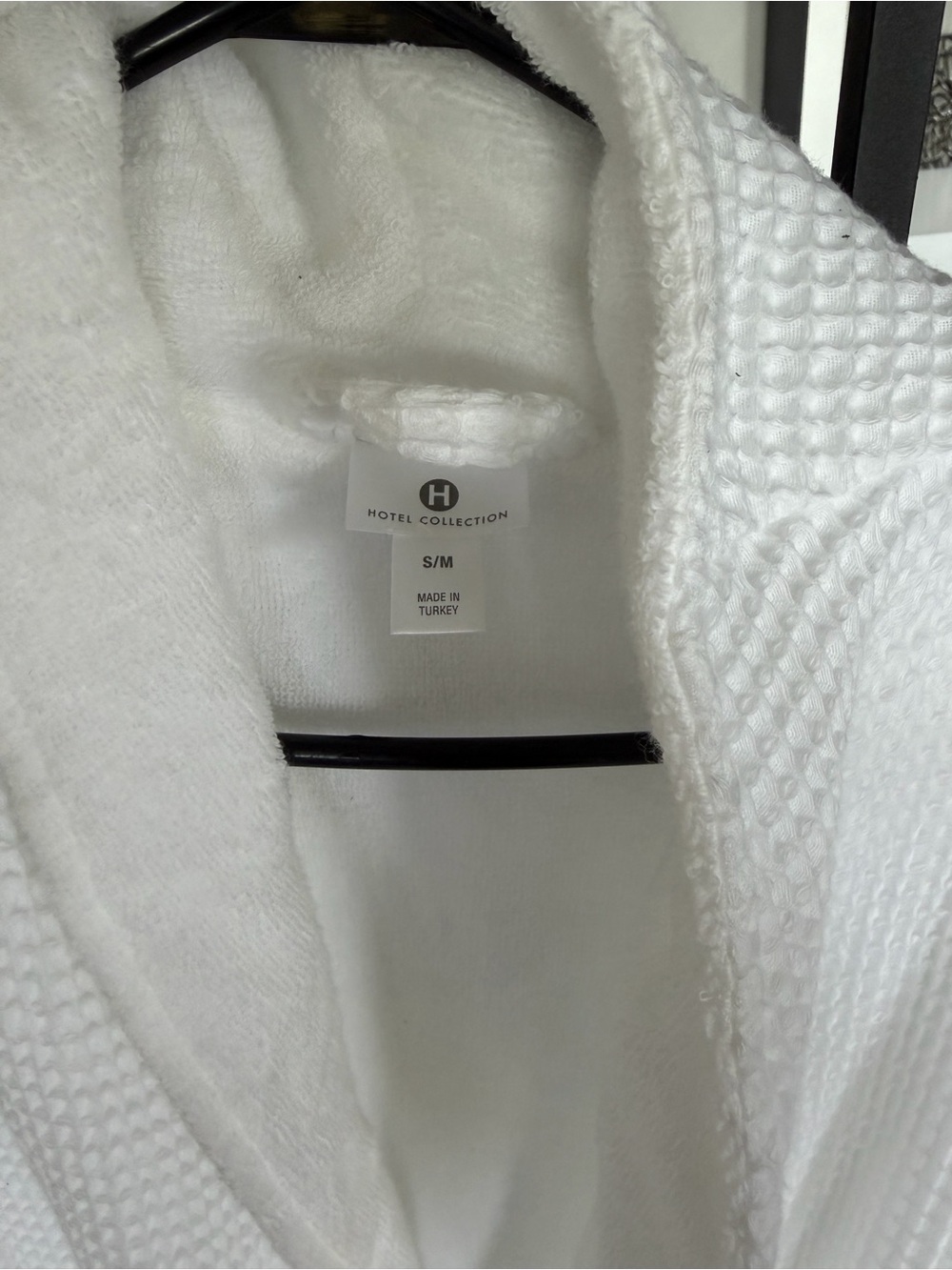 Hotel Collection White Waffle Robe - Picture 6 of 11
